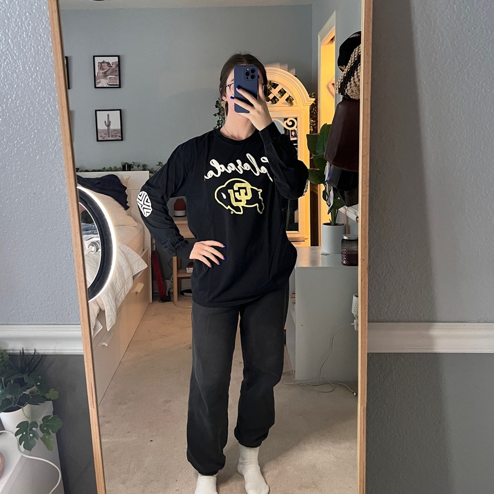 Long Sleeve Black CU Buffs Shirt